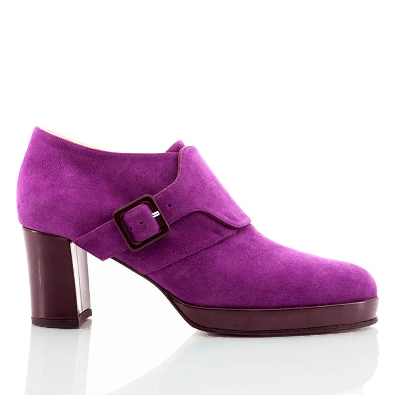 Bégum Paris Virginia escarpins violets cuir verni