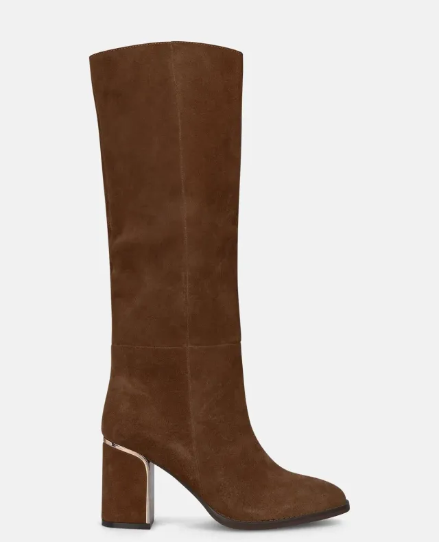 Alma en Pena I260500C botte cuir camel talon 8 cm