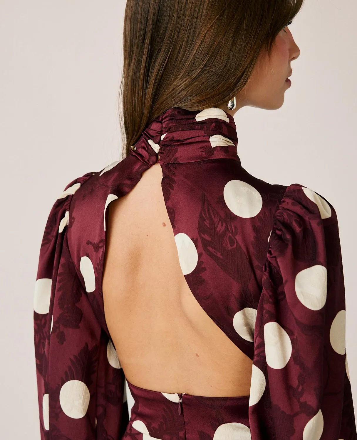 Alma en Pena I26CL0300 combinaison bordeaux jacquard