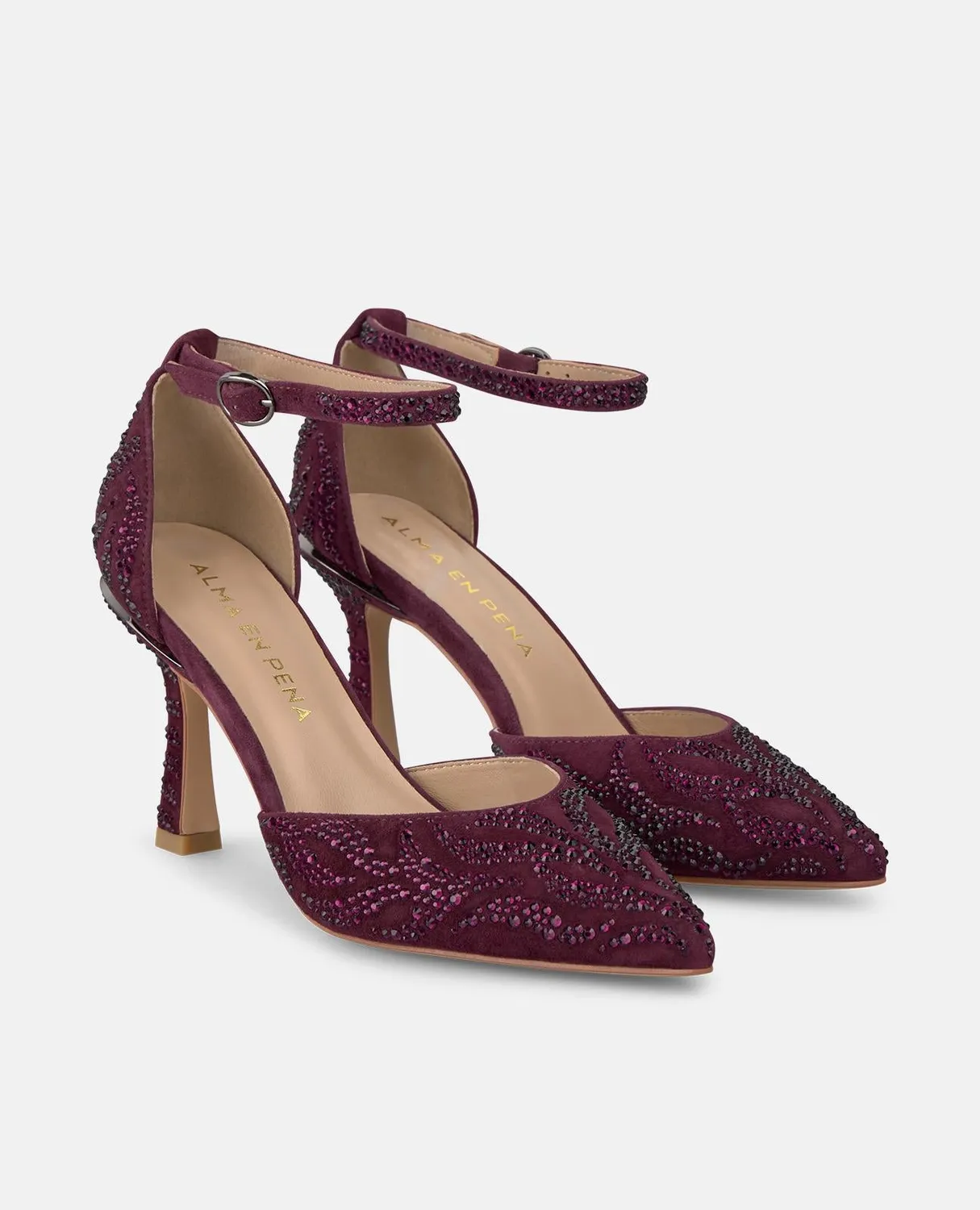 Alma en Pena I250409 escarpins bordeaux talon fin 9 cm