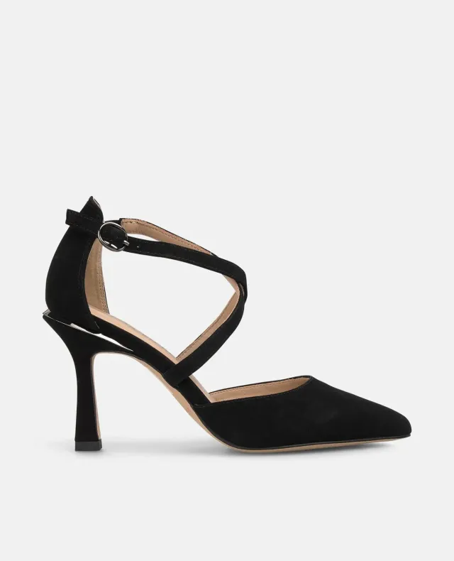 Alma en Pena I250395 escarpins noirs cuir talon 9 cm
