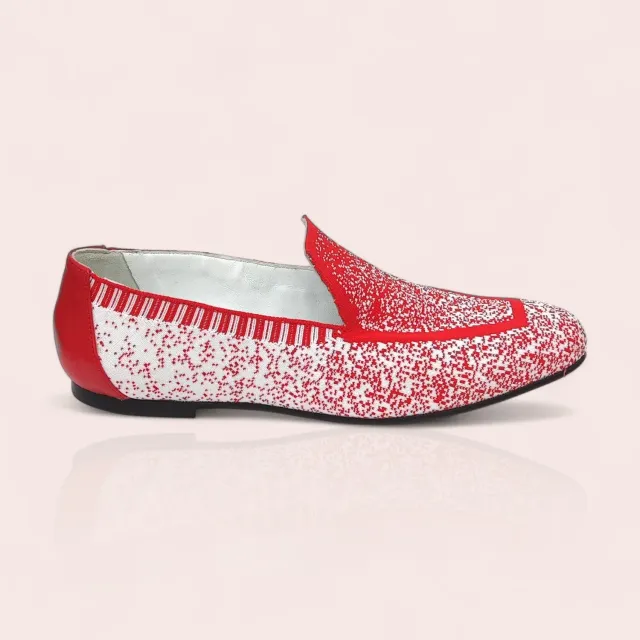 Karine Arabian CAMILLE mocassins maille cuir