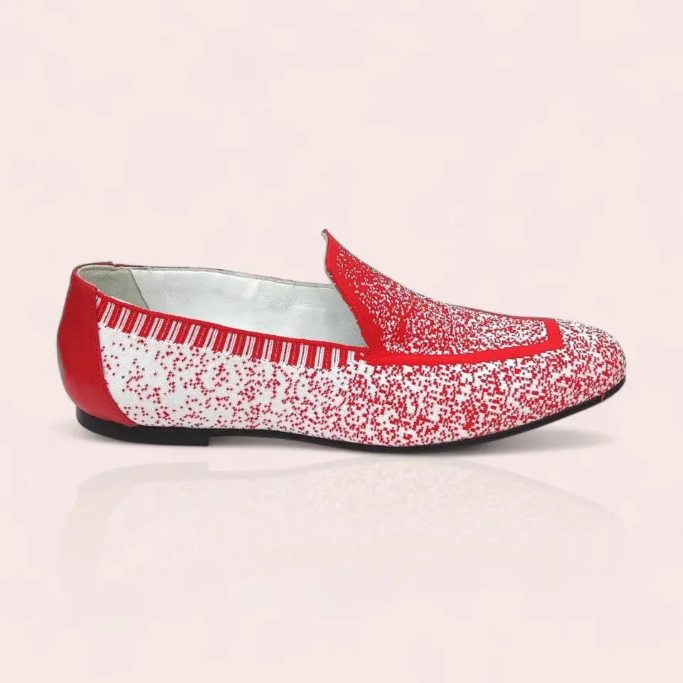 Karine Arabian CAMILLE mocassins maille cuir