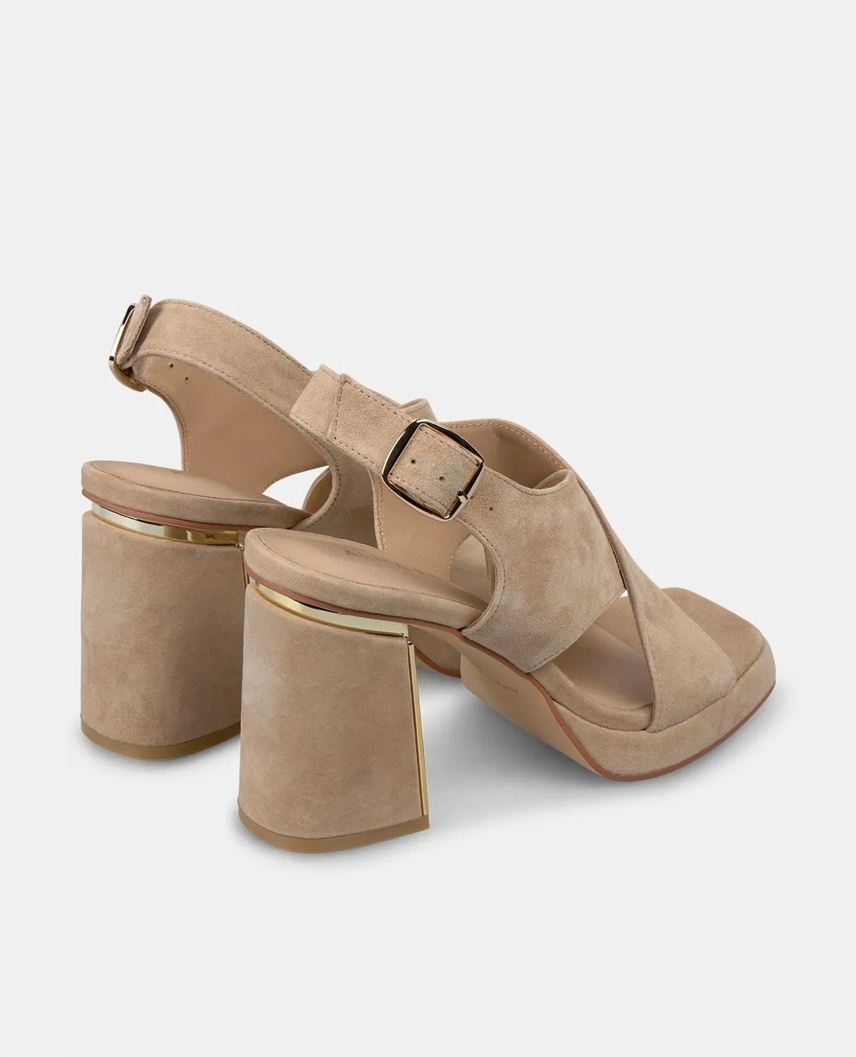 Alma en Pena V250794 sandales talon sable cuir 8,5 cm