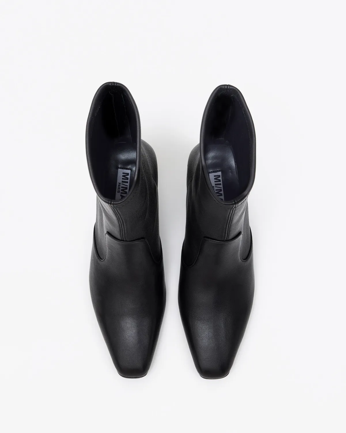 Mi/Mai Verner Black bottines noir stretch 8cm