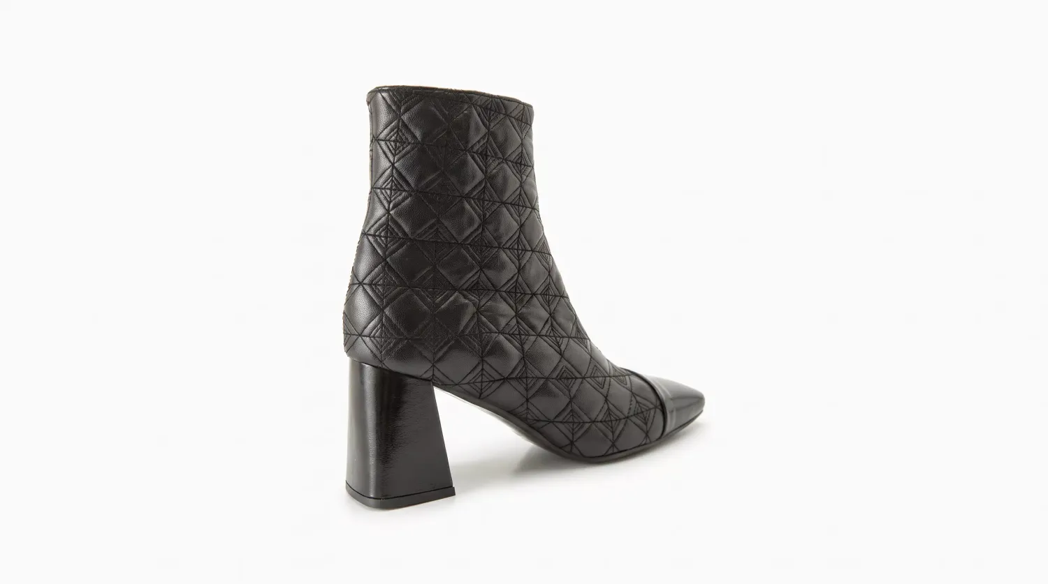 Matteo Pitti Sofy bottines noires matelassées talon