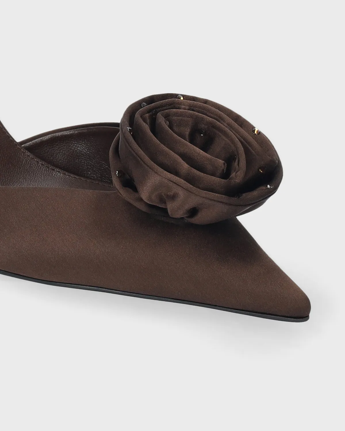 Lola Cruz Fiorella Pumps 95 escarpins chocolat cuir