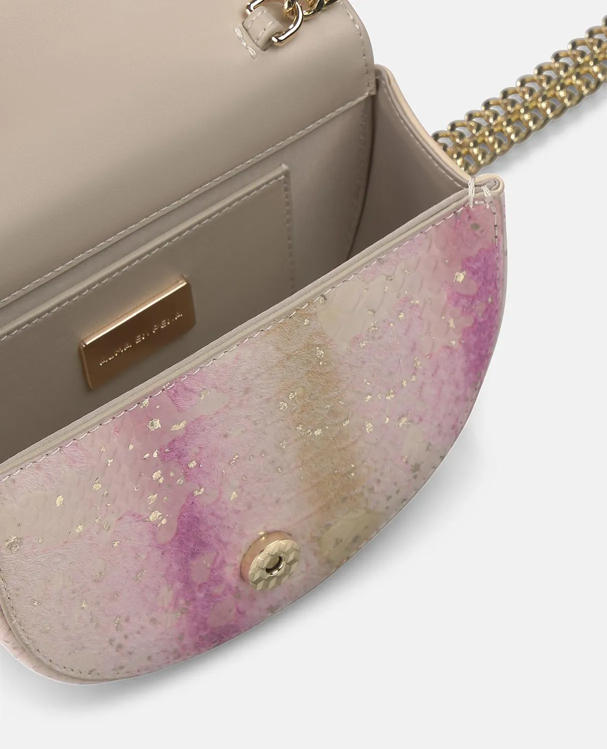 Alma en Pena BG101 sac bandoulière cuir rose