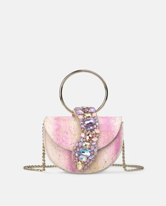 Alma en Pena BG101 sac bandoulière cuir rose