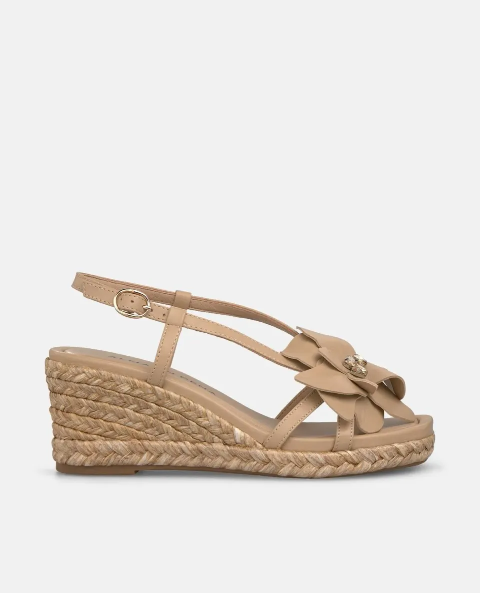 Alma en Pena V266751 sandales compensees beige talon 7 cm