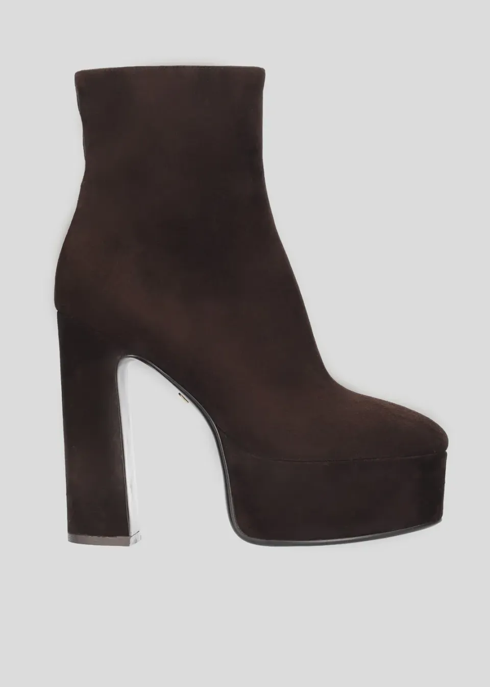 Lola Cruz Leste 120 bottines chocolat talon 12 cm