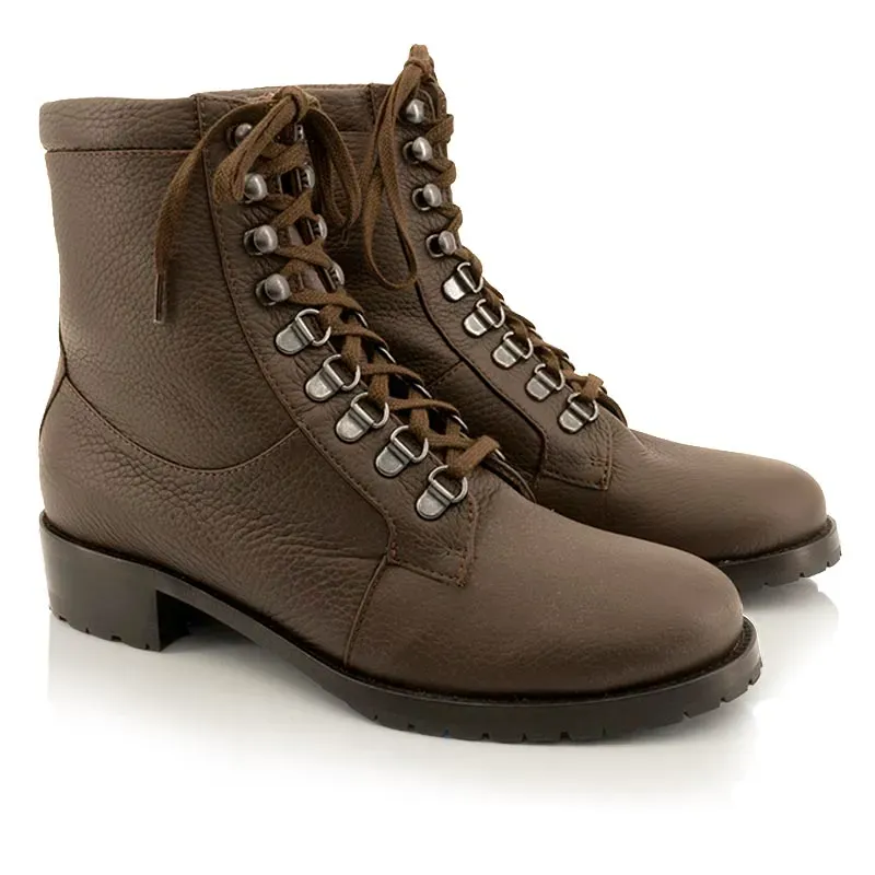 Bégum Paris Sherwood bottines ébène cuir déperlant 3 cm