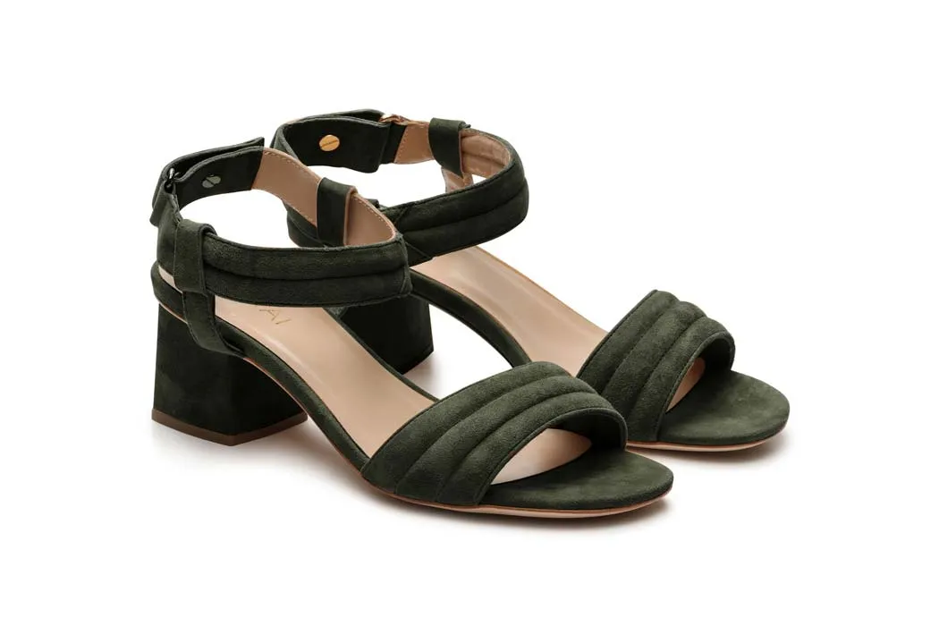 Mi/Mai Kilian sandales cuir kaki talon 4 cm
