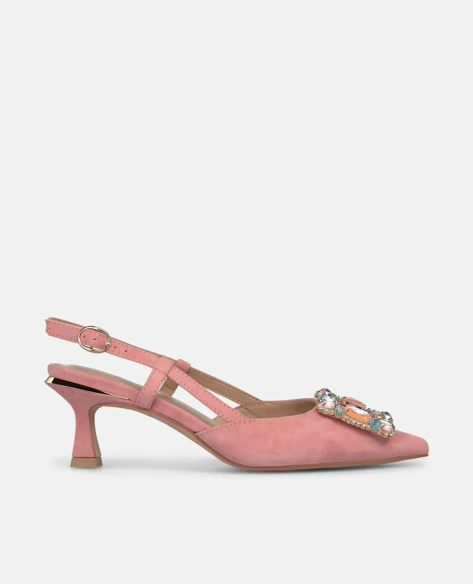 Alma en Pena V262223 slingback cuir saumon 6,2 cm