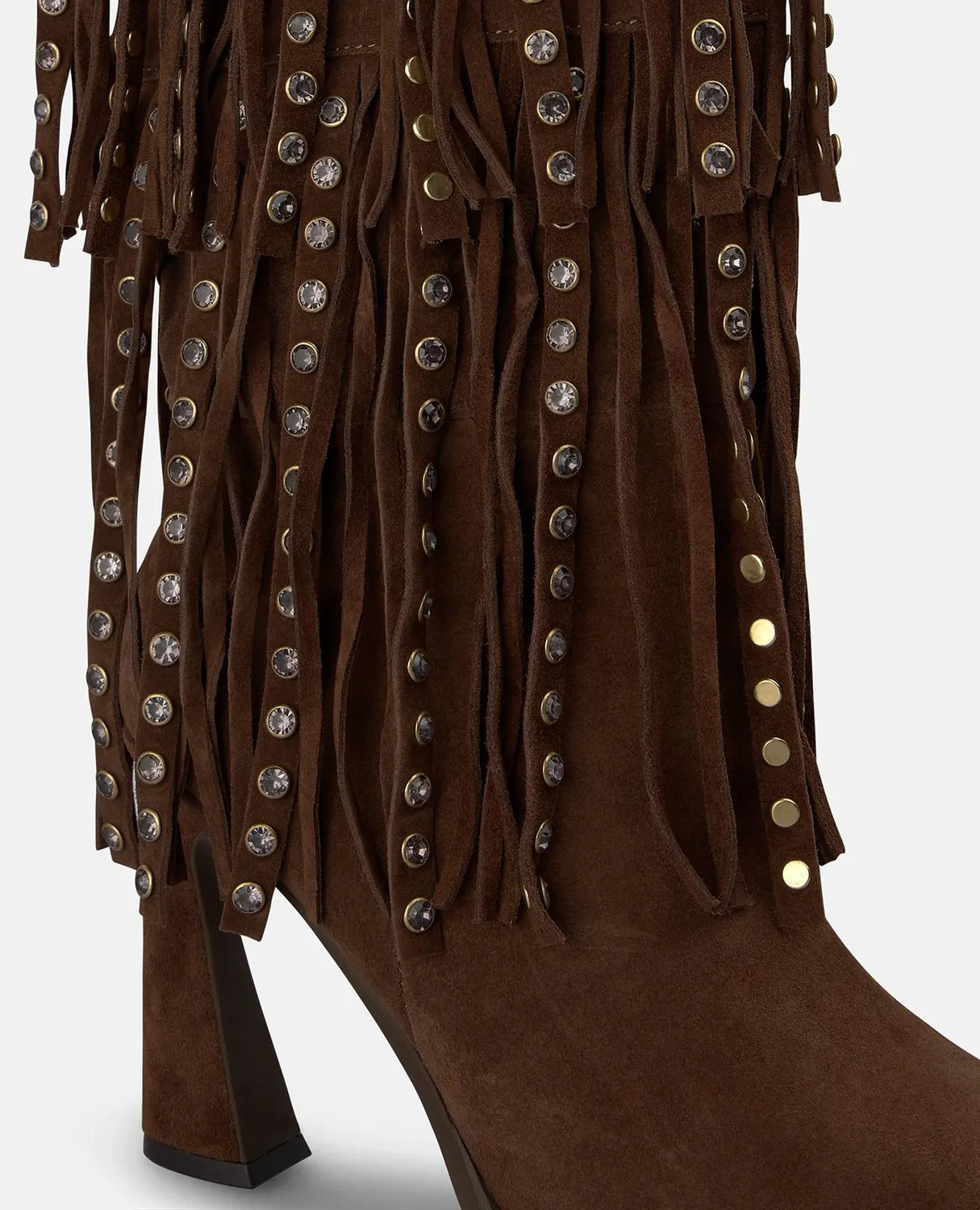 Alma en Pena I260443 bottes cowboy camel daim talon 9 cm