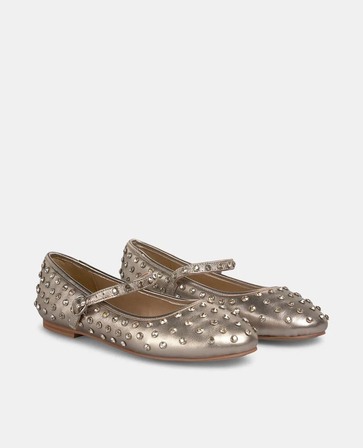 Alma en Pena V250534 ballerines bronze à strass