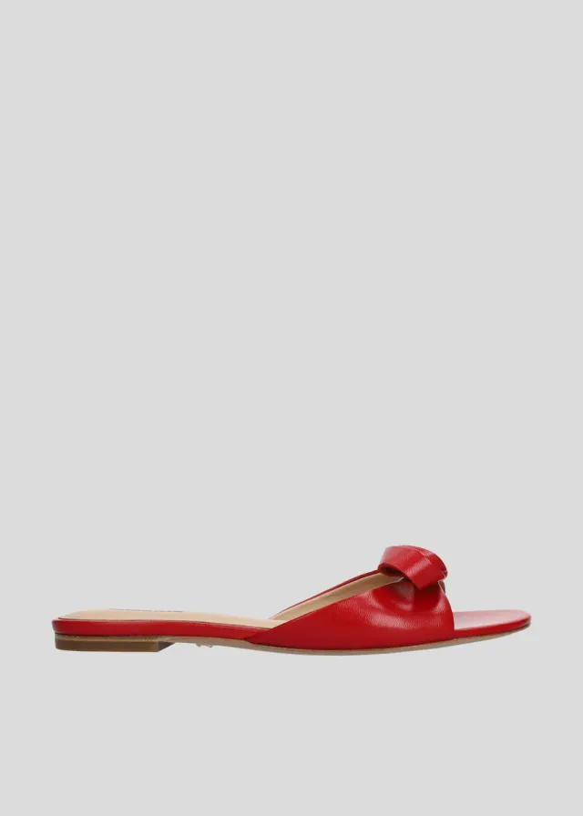 Lola Cruz Linda mules rouges 35-42