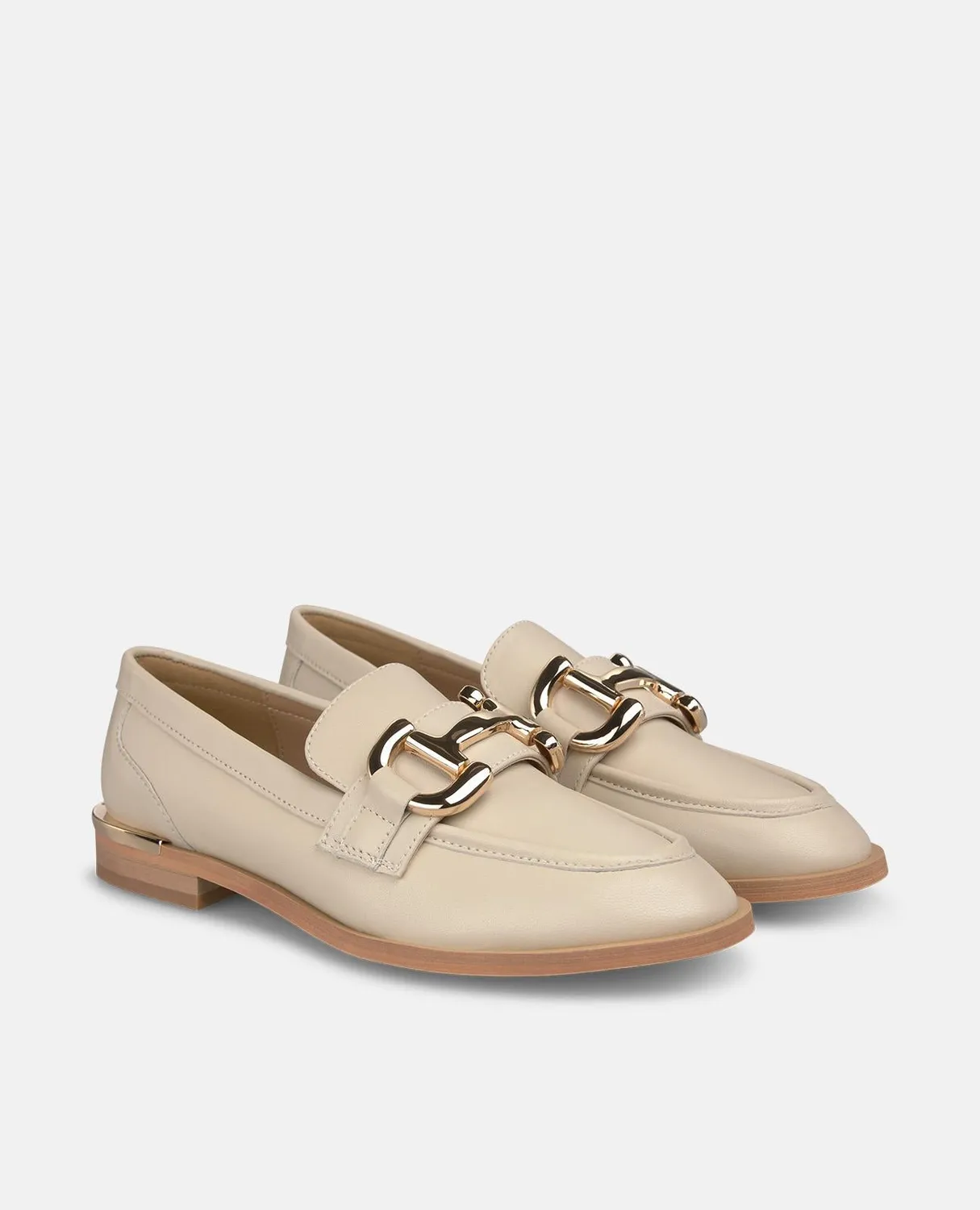 Alma en Pena V260801 mocassins blanc cuir nappa 2cm