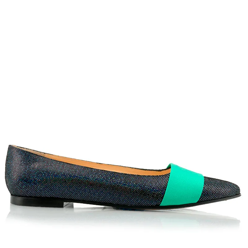 Bégum Paris Amsterdam ballerines noires pailletées