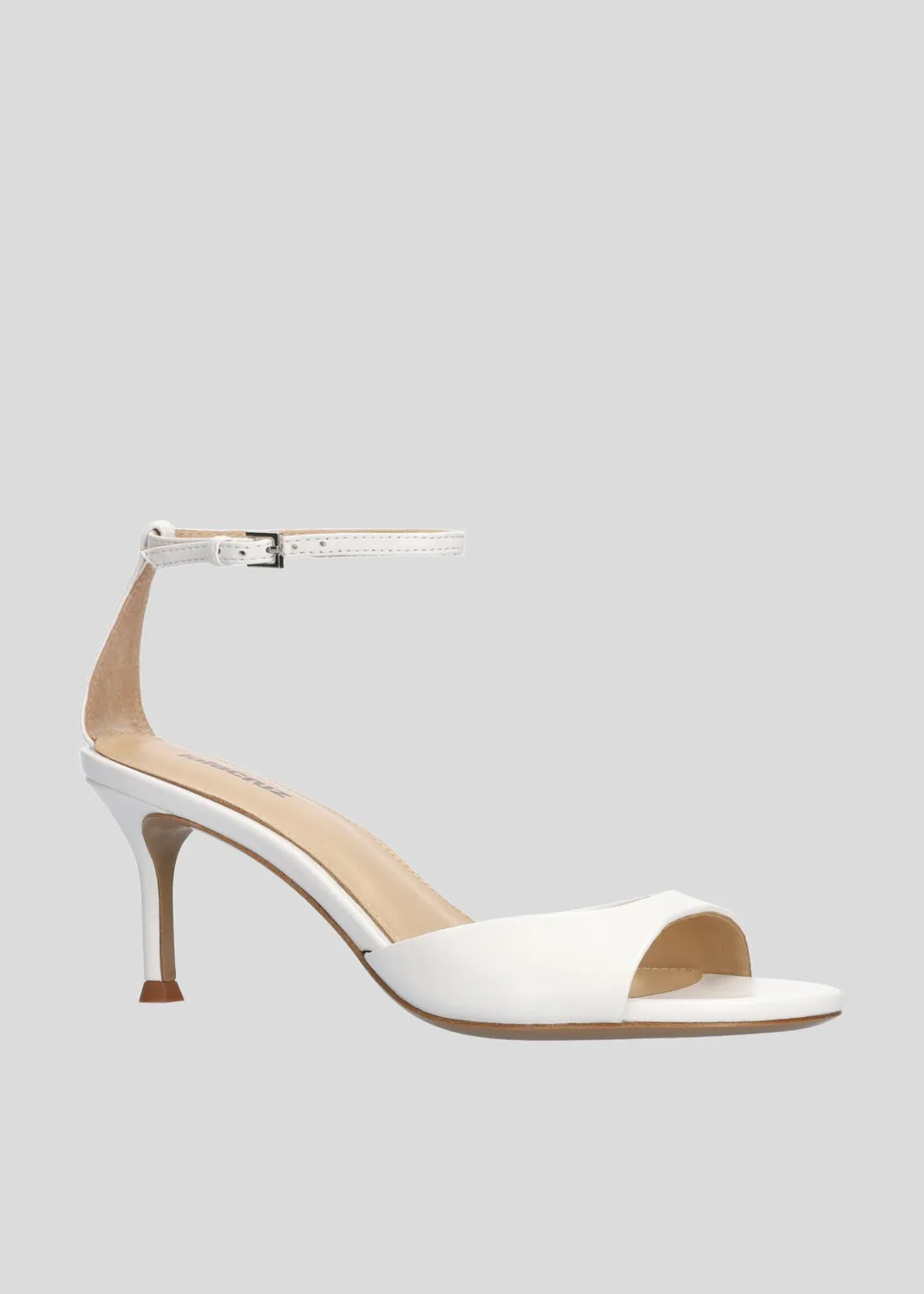 Lola Cruz Brandi Sandal 65 sandales blanc cuir