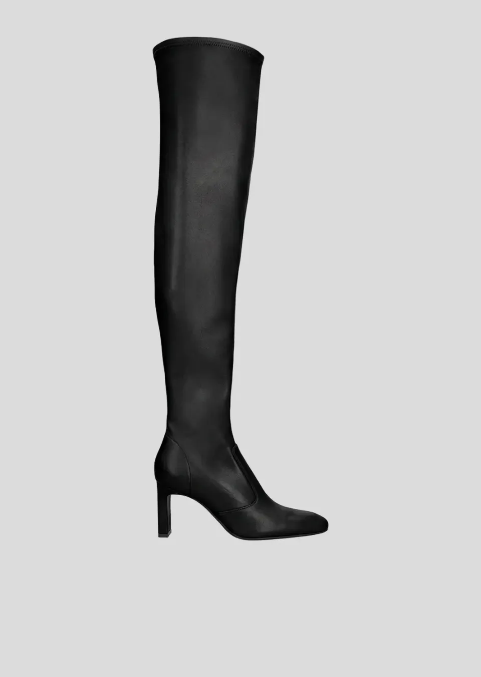 Lola Cruz Hanna 80 bottines noires cuir talon 8 cm