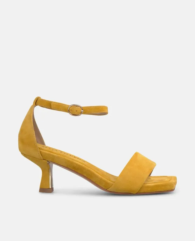 Alma En Pena V265005 sandale cuir moutarde talon 5,5 cm