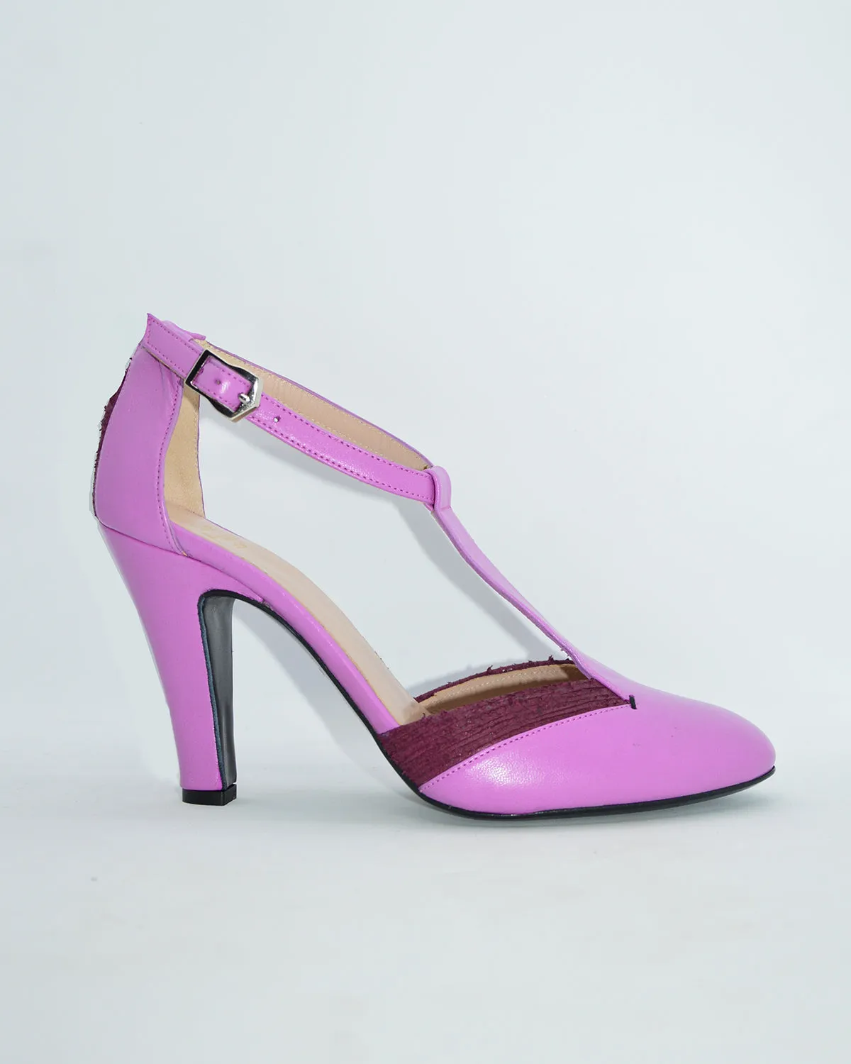 Karine Arabian Nell escarpins Salomé noir python 90