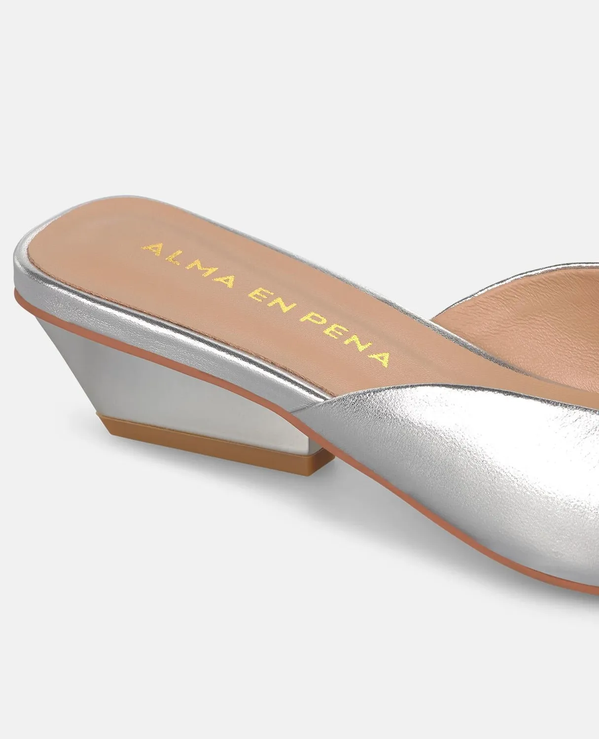 Alma en Pena Diva V260750 mules argenté métallisé