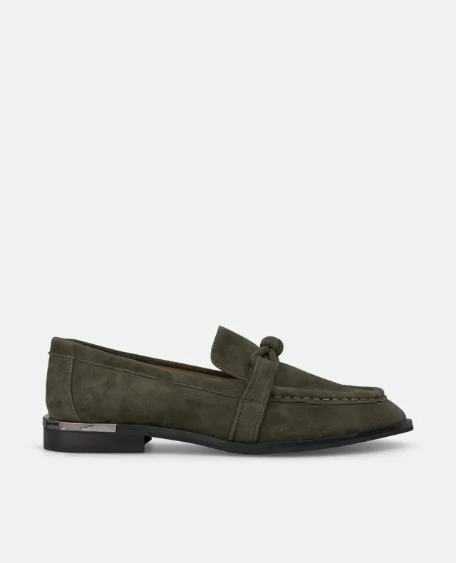 Alma en Pena I250204 mocassins kaki cuir 2,5 cm