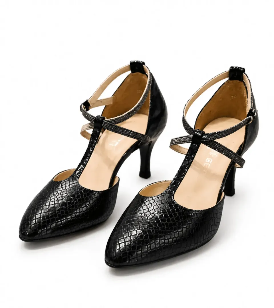 Magic Feet Léonie chaussures danse standard cuir