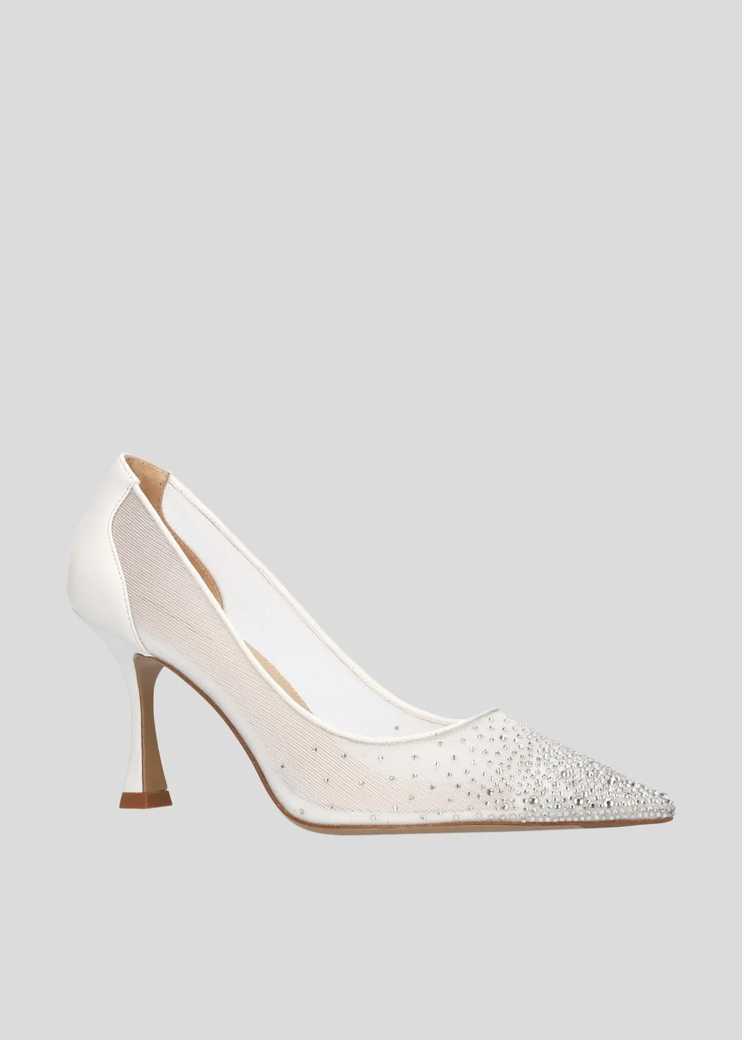 Lola Cruz Anelisse Pump 80 escarpins blanc 8 cm