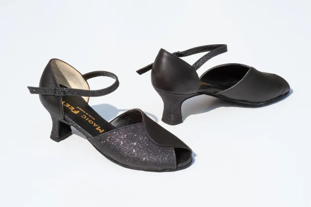 Magic Feet Kelly chaussures de danse salsa cuir véritable