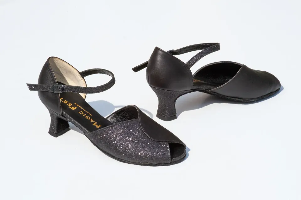Magic Feet Kelly chaussures de danse salsa cuir véritable