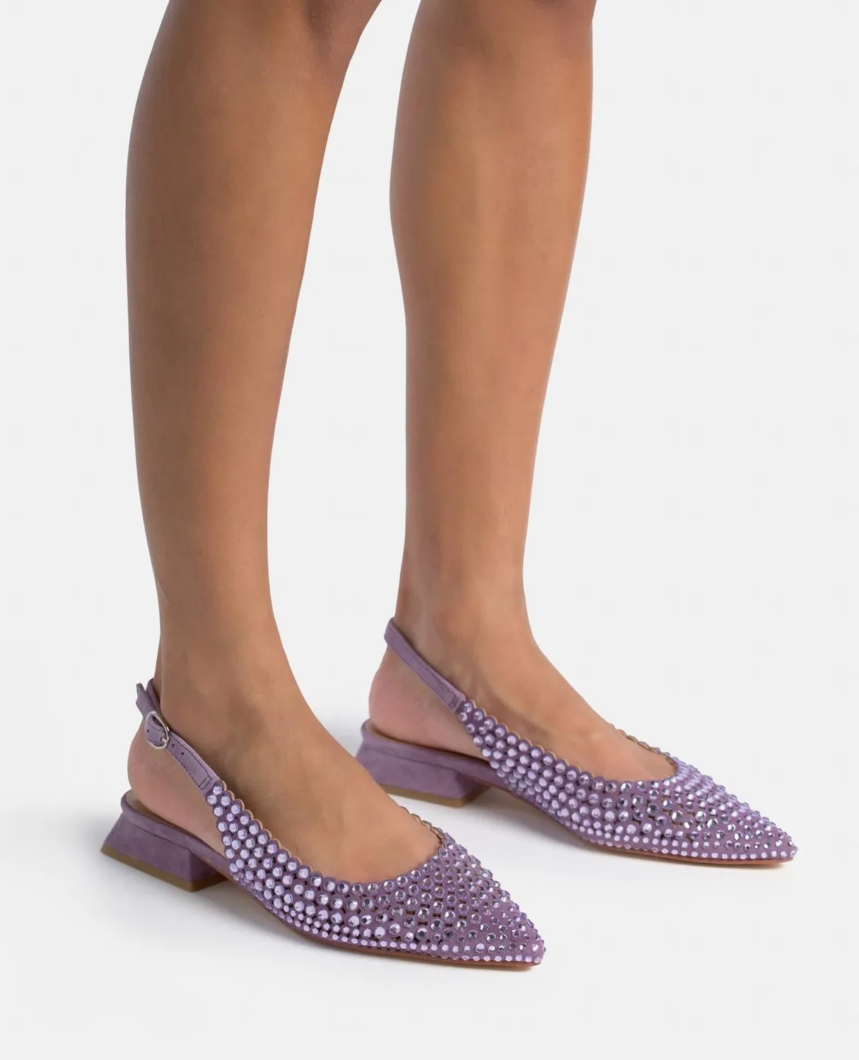 Alma en Pena V250488 ballerines plates cuir violet