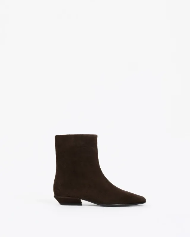 Mi/Mai Tamy Chocolate Suede bottines daim
