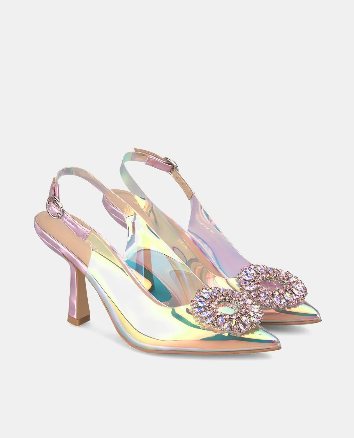 Alma en Pena V240269 escarpins rose transparent 9 cm