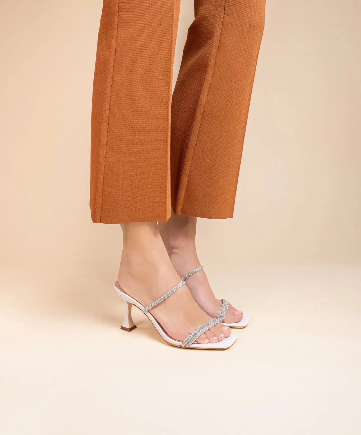 Mi/Mai Tokyo White sandales talon blanc mariage