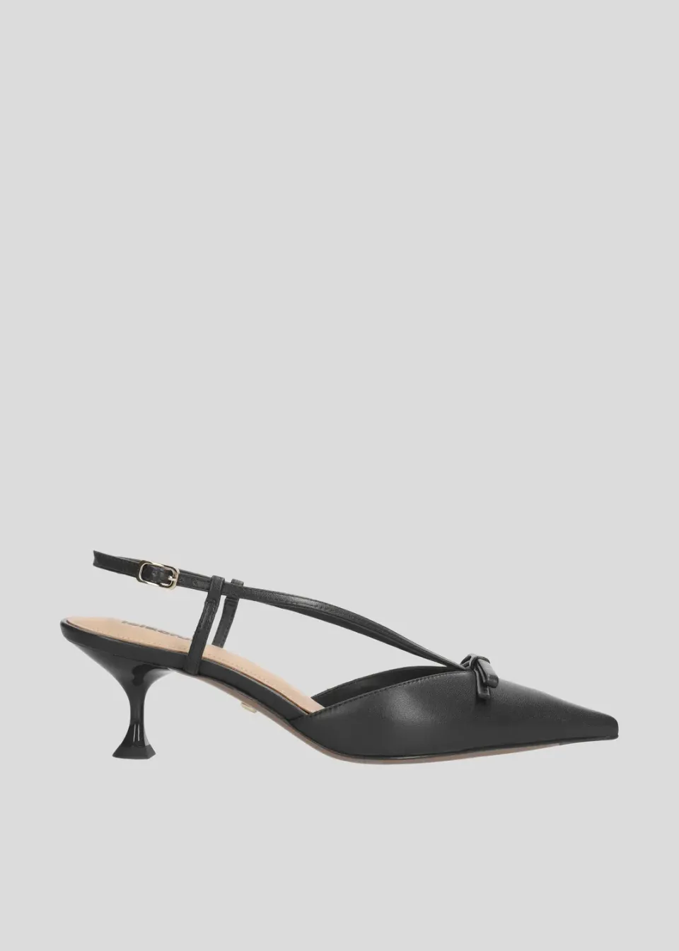 Lola Cruz Satina 55 sandales à talons noir