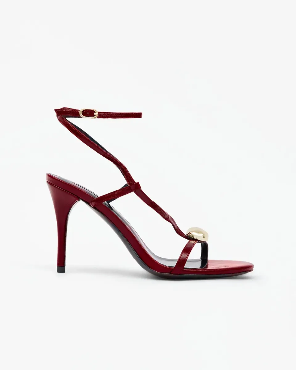 Mi/Mai Terrence Red sandale rouge à talon