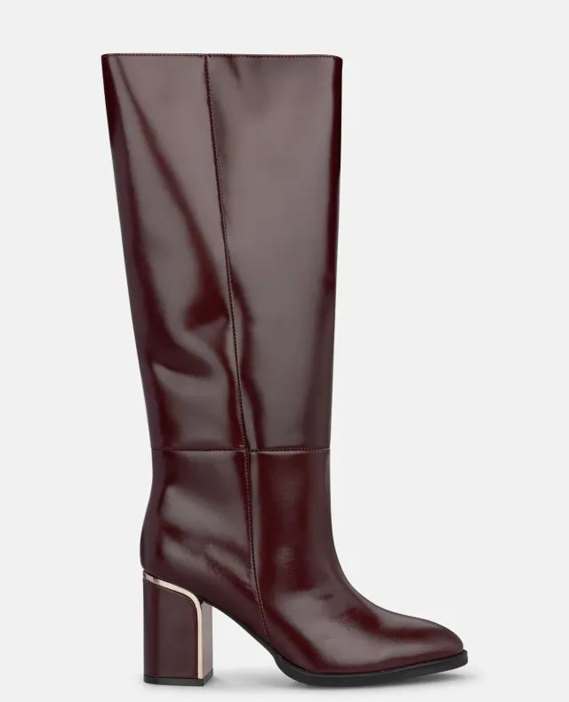Alma en Pena I260500C bottes cuir bordeaux 8 cm