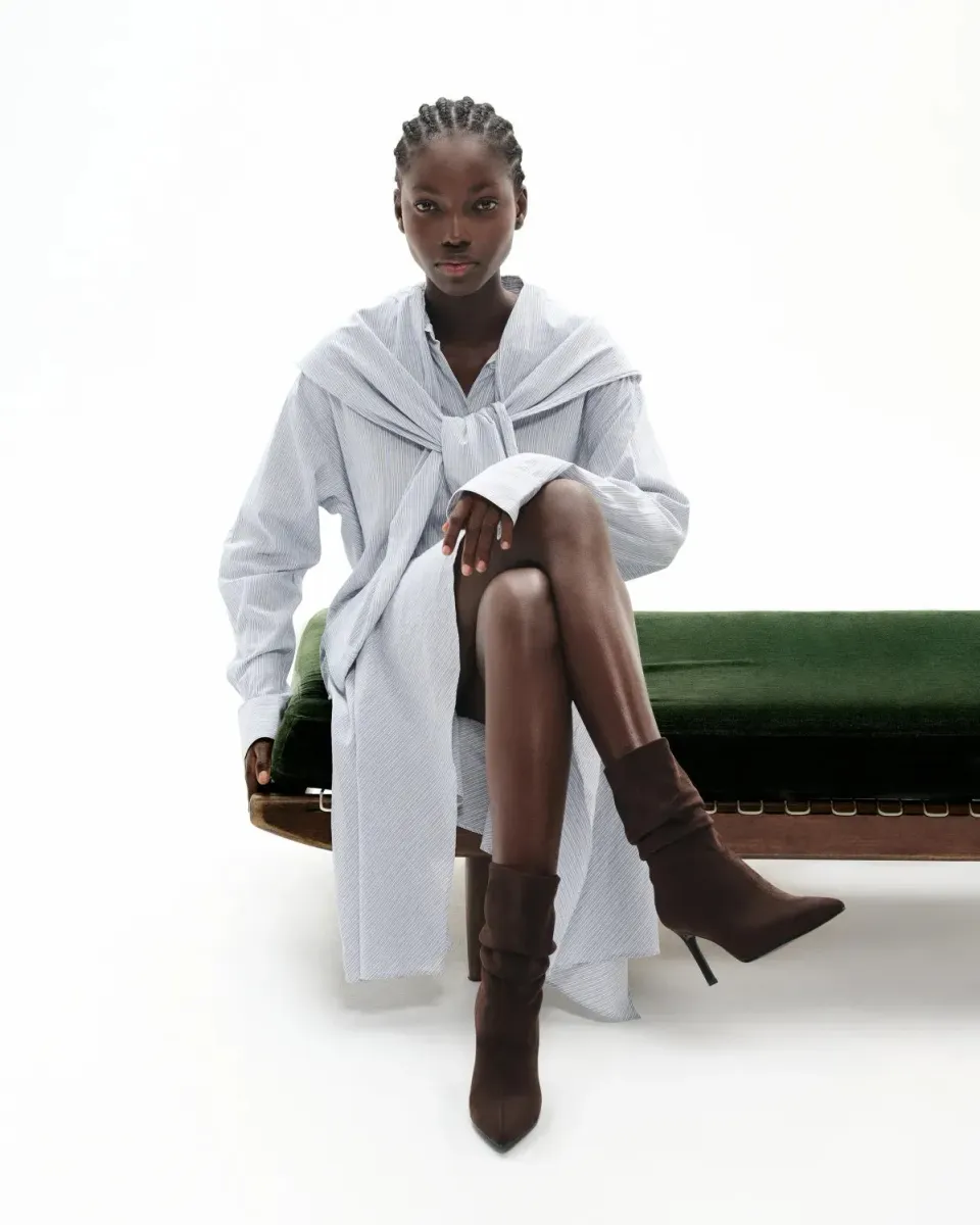 Mi/Mai Zaha Chocolate bottines marron talon haut
