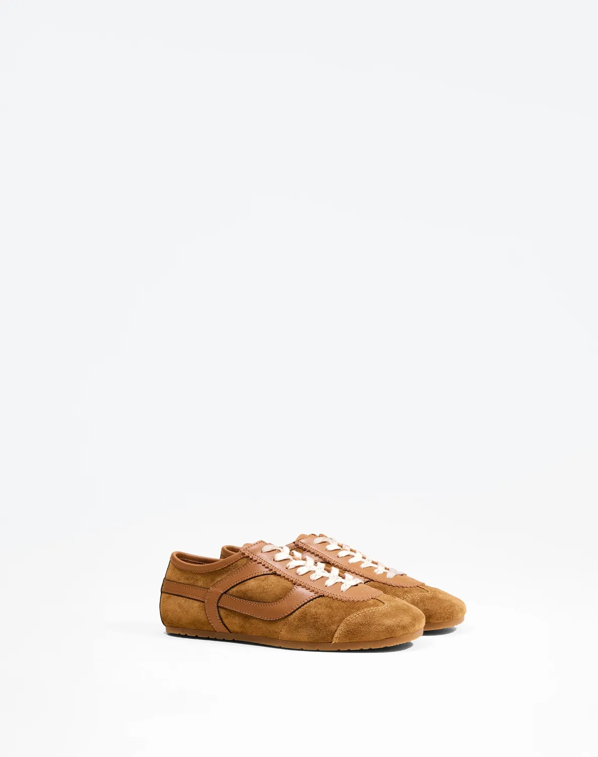 Mi/Mai Paola Brown baskets marron cuir