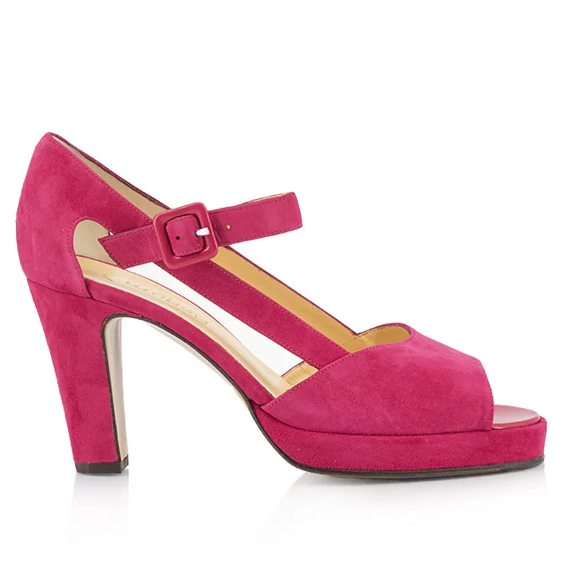 Bégum Paris Iléana babies rose daim talon 8cm