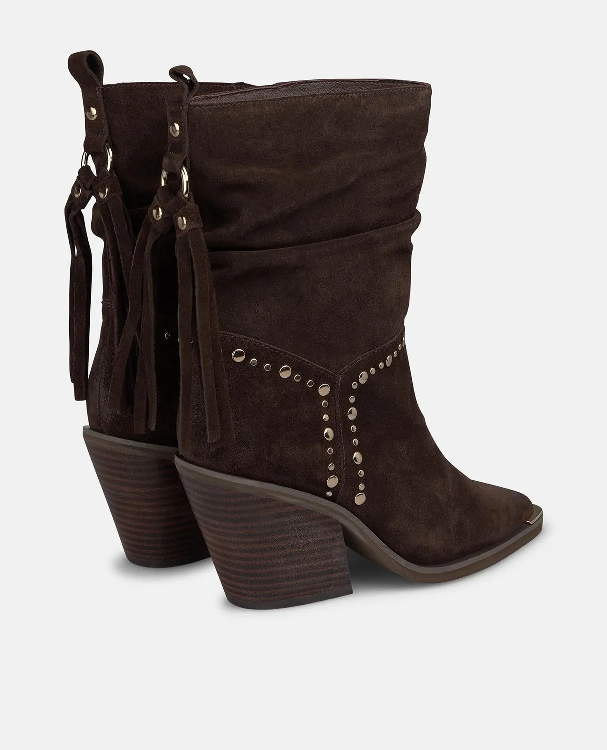 Alma en Pena I260718 bottines cowboy marron 8 cm