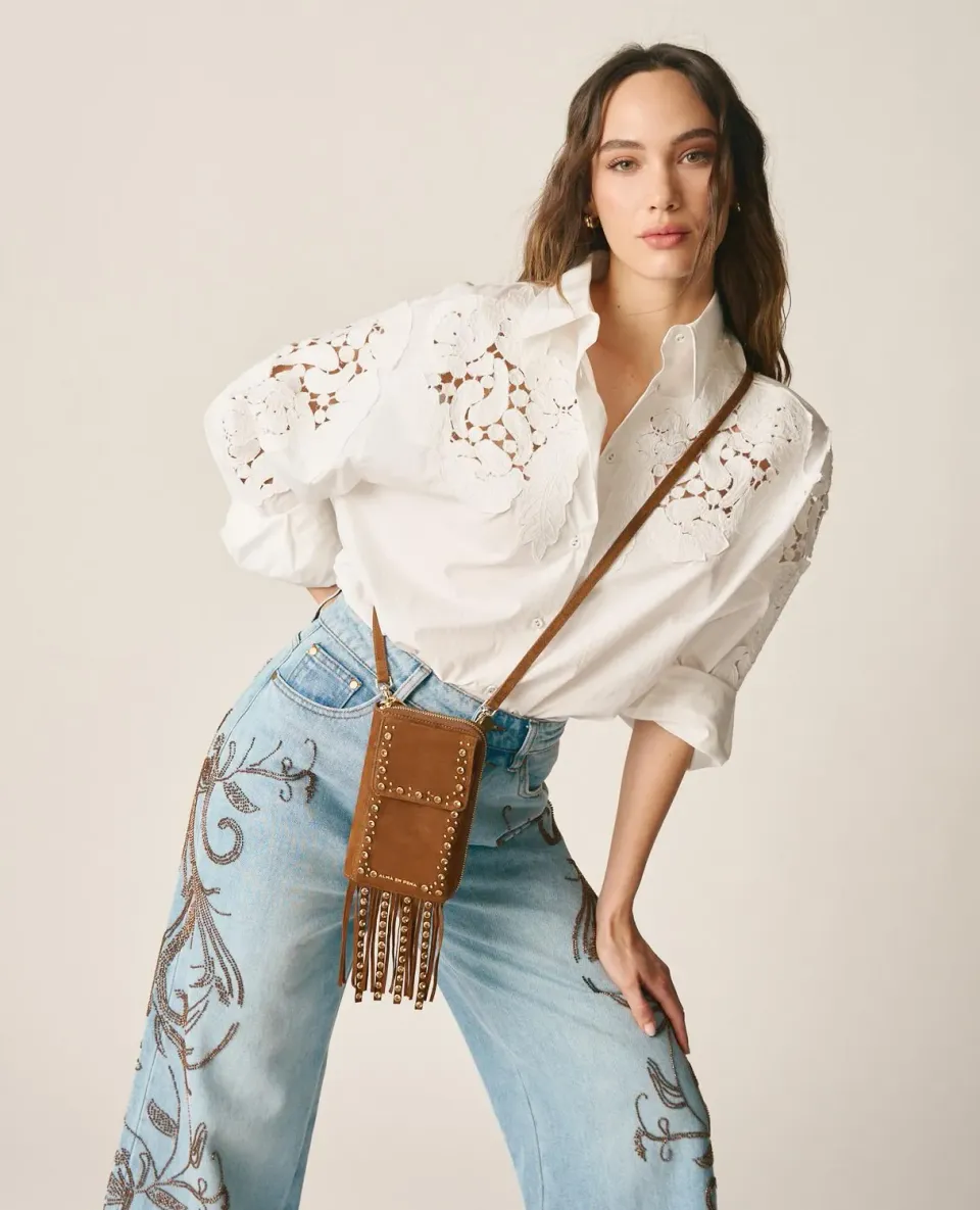 Alma en Pena Natalia V26WT016 sac cuir caramelo