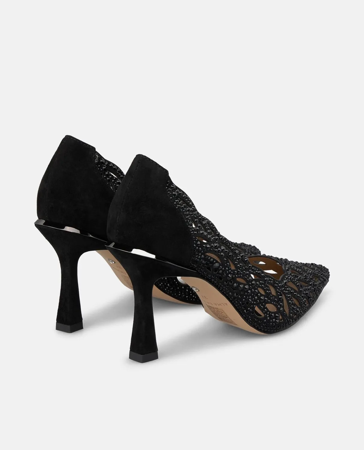Alma en Pena I260245 escarpins noir ajouré talon 8 cm