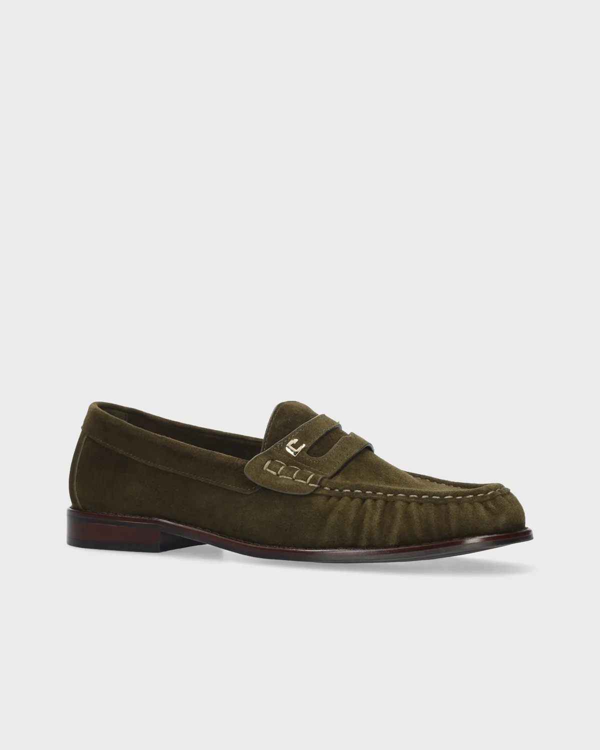 Lola Cruz Orea mocassins militaire cuir