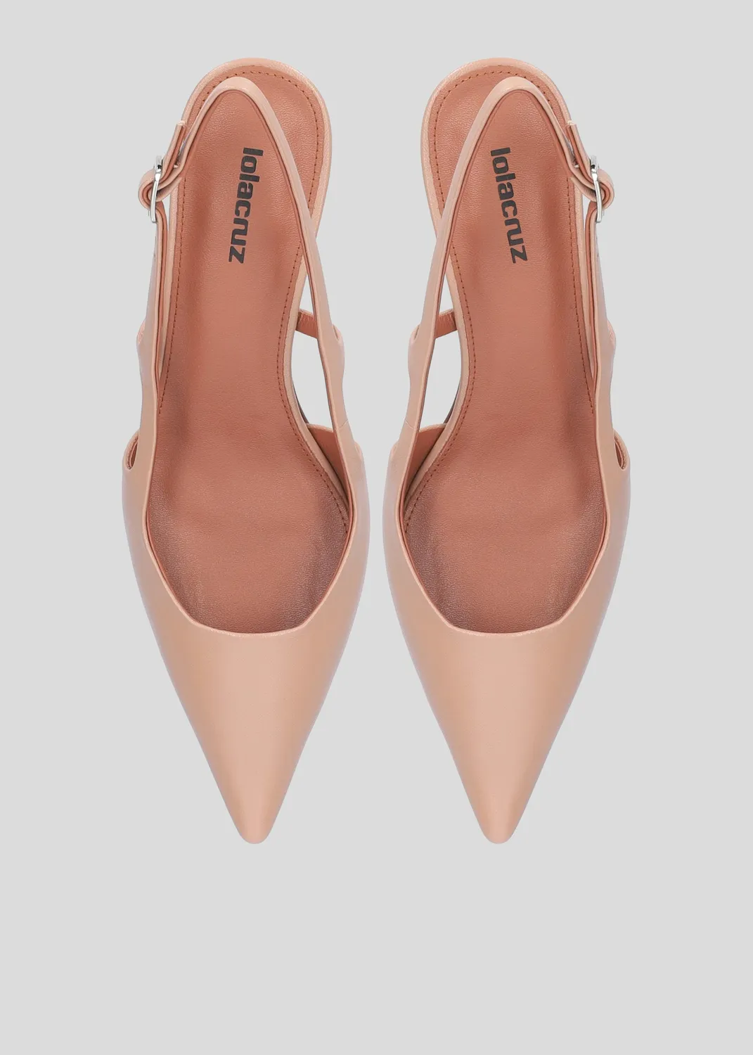 Lola Cruz Rhina 55 escarpins nude talon 5,5 cm