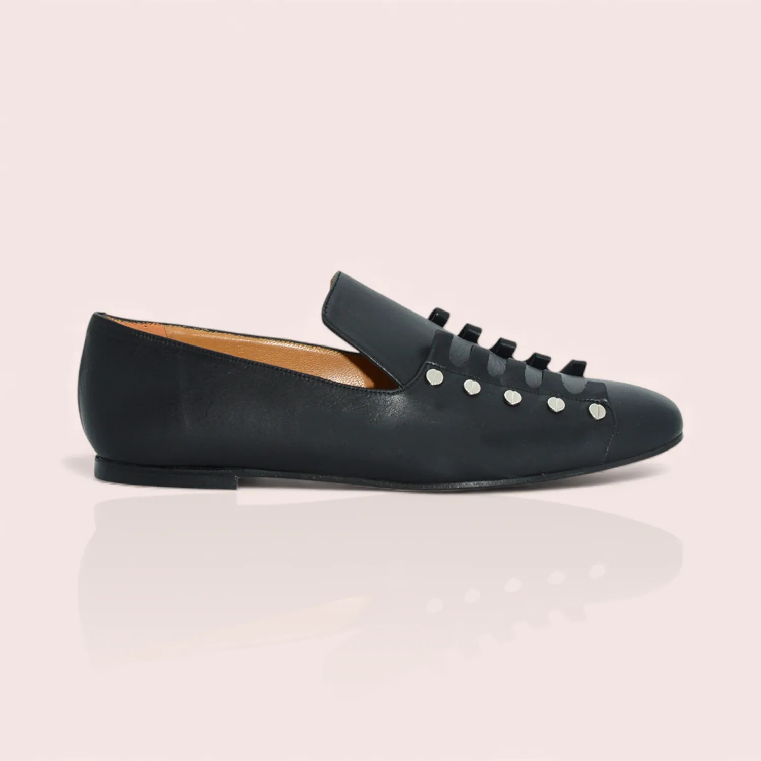 Karine Arabian LESLIE derby cuir blanc 37 pointe rock