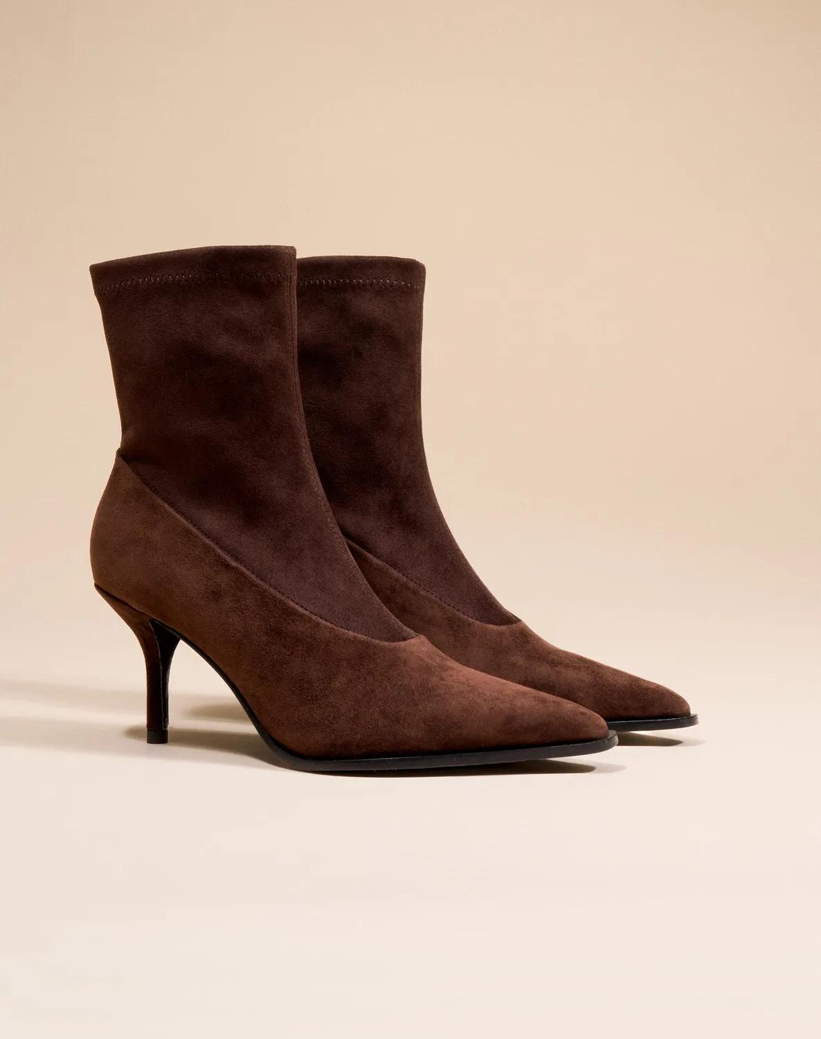 Mi/Mai Ando Chocolate bottines chocolat talon aiguille